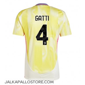 Juventus Federico Gatti #4 Vieraspaita 2024-25 Lyhythihainen